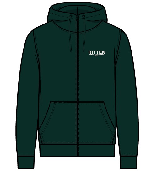 Prantner Zip Hood Deep Forest